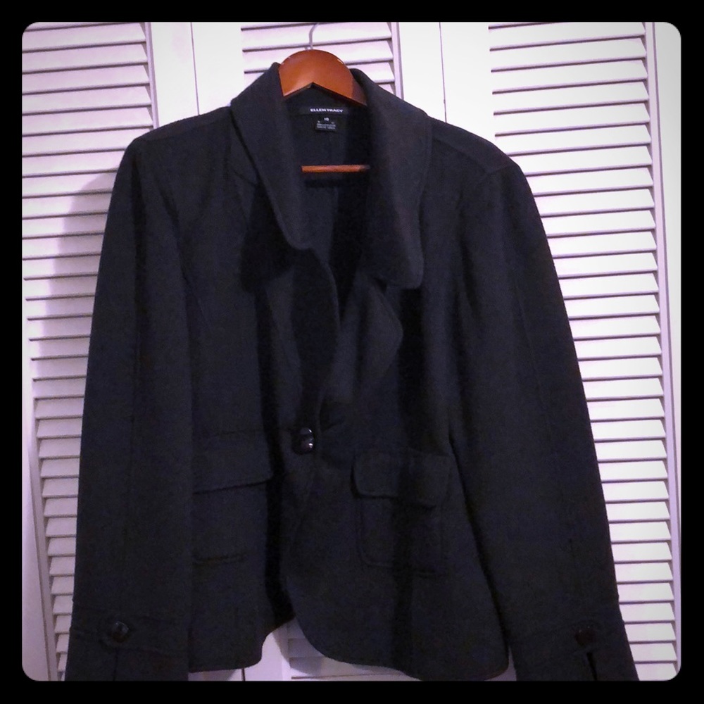 Cashmere feel Ellen Tracy blazer sz 16